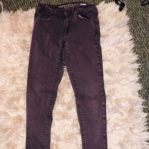 Super stretch jeans from American eagle.